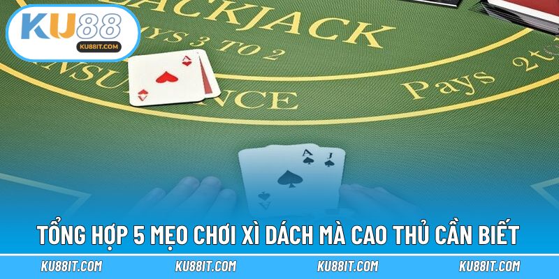 5 mẹo chơi nâng cao hiệu quả cược xì dách
